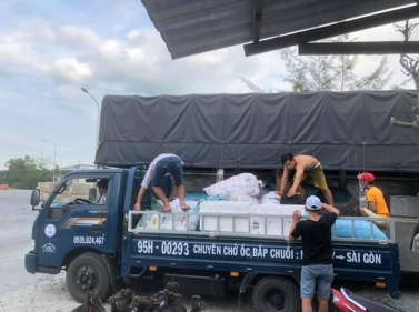 VẬN CHUYỂN CUA ỐC NHANH CHÓNG TỪ HẬU GIANG ĐẾN CHỢ BÌNH ĐIỀN